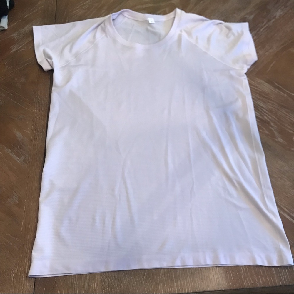 Lululemon lavender lilac sz 14 swiftly tech top